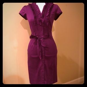 The Limited button up dress w/a tie around waist!